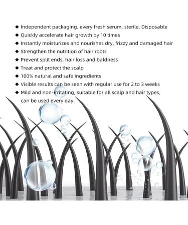 Katutude Hair Regrowth Essence Herbal Hair Growth Serum 40ML Natural Hair Regrowth Lotion Nourishing Serum for Women Men Prevent Hair Loss and Promote Stronger Longer Hair (5 Pack) - Buy Online on GoSupps.com