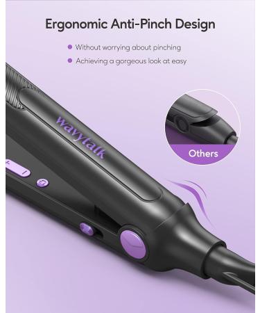 Wavytalk 3/10 Pencil Flat Iron for Short Hair - Mini Hair Straightener for Pixie Cut, Bangs, and Edges - Small Flat Iron with Anti-Pinch Design and Adjustable Temp - Buy Online on GoSupps.com