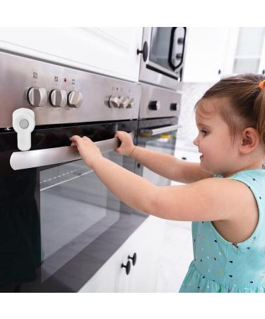Vievre Oven Child Safety Lock | Stove Protection for Babies | Prevent Oven Door Access (White) - Buy Online on GoSupps.com