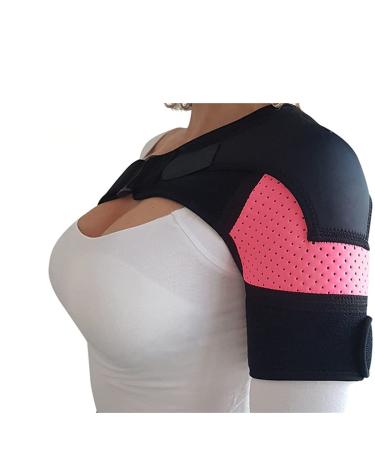 Arthrodesis with Shoulder Subluxation Brace Shoulder Brace Support with Adjustable Strap Breathable Neoprene Shoulder Support(Color:A)