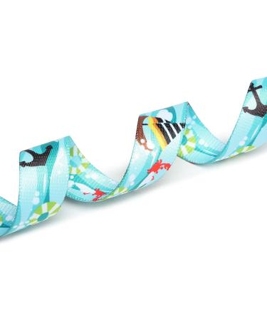 Mercano Halison Dog Collar - Soft Nylon Comfortable & Durable Design for Small to Medium Dogs and Cats - Size L Sailing Pattern - Buy Online on GoSupps.com