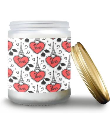 Vanilla Scented Candles - Aromatherapy Jar Gift Set for Women | Long Lasting 7 oz Candles | Perfect Birthday Gift - Eiffel Tower Design - Buy Online on GoSupps.com