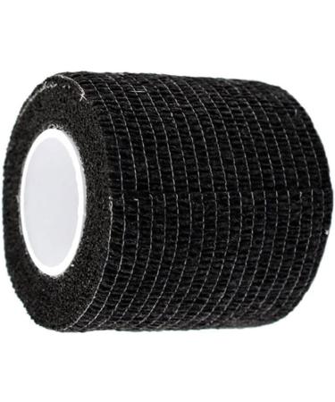 Self Adherent Waterproof Elastic Bandage Tape | Breathable Athletic Wrap 5x450cm - Black | International Shipping - Buy Online on GoSupps.com