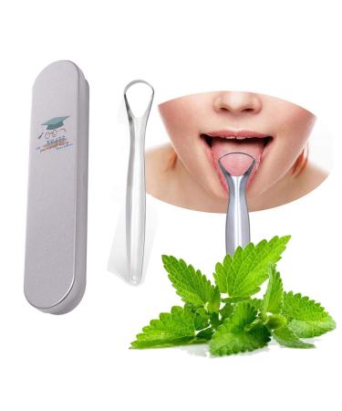 Tongue Scraper Cleaner - Medical Grade Stainless Steel Metal - Master Tongue scraper - Get Rid of mouth odor remover source (style 1)