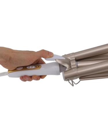 25mm 3 Barrel Curling Iron Wand - Adjustable Temperature Hair Waver for Fluffy & Wavy Hairstyles | International Shipping - Buy Online on GoSupps.com