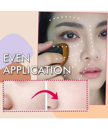 Foundation Makeup Brush Kabuki Hexagon Face Blush Liquid Powder Foundation Brush for Blending Liquid Cream or Flawless Powder Cosmetics - Buy Online on GoSupps.com