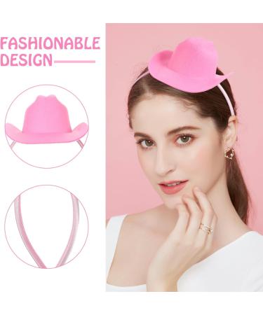 Healeved Cowboy Hat Headband Mini Cowgirl Hats Party Headband Cosplay Headbands For Party Dress Up Carnival - Buy Online on GoSupps.com