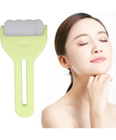 Buy Ice Roller Face Massager for Puffy Eyes Relief - Green Gel Material & Textured Handle | Best Skin Care Tool - Buy Online on GoSupps.com