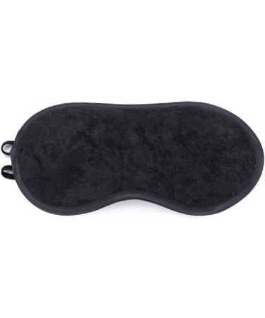 Set of 3 Microfiber Terry Cloth Sleep Masks - Lightweight and Comfortable Eye Masks for Sleeping, Travel, Shift Work - Adjustable and Soft Blindfolds for Men and Women - Black/Blue/Pink - Buy Online on GoSupps.com
