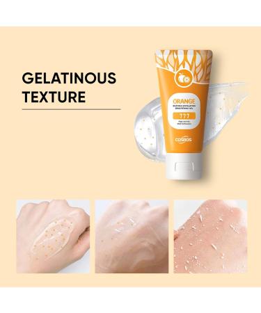 50g Orange Whitening Gel Facial Scrub Natural Orange Gel Gently Exfoliates Cleansing Moisturizing Facial Relieving Oily Skin - Buy Online on GoSupps.com