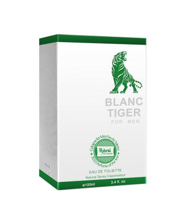Hybrid & Company Blanc Tiger For Men Confident And Agile Masculinit Scent Mens Perfume 3.4 Fl Oz BLANC TIGER FOR MEN 3.4 Fl Oz (Pack of 1) - Buy Online on GoSupps.com