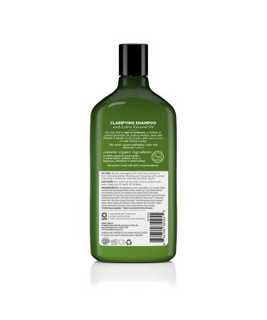 Avalon Organics Clarifying Lemon Shampoo 11 Oz - Natural Hair Care - Buy Online on GoSupps.com