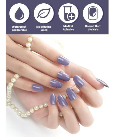EBANKU Cured Gel Nail Strips - Long Lasting Waterproof Nail Wraps with Cuticle Stick & Nail File - DIY Gel Nail Stickers (BSS-0042) - Buy Online on GoSupps.com