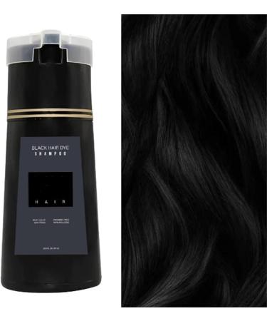 Plant formula does not damage the hair lazy no bleaching dye/hair agent hair dye shampoo instant hair dye shampoo (with hair dye comb) Instant Dye Shampoo for Men & Women (Black) - Buy Online on GoSupps.com