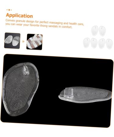 Shop Minkissy 9 Pairs Gel Pad Sandals - Anti-Slip Foot Cushion Transparent Grip Insoles for Ultimate Comfort - Buy Online on GoSupps.com