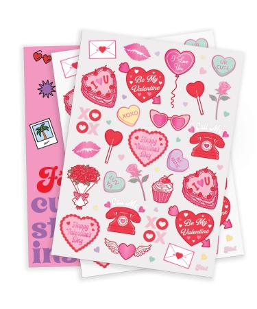 xo  Fetti Valentine's Day Temporary Tattoos - 54 Hot Pink Foil Styles | V-Day Party Decoration  Galentines  Party Favor  Be Mine  Candy Heart  Vday Supplies  XOXOs - Buy Online on GoSupps.com