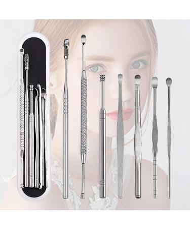 Stainless Steel Ear Pick Set - Safe Ear Wax Removal Ear Scoop for Effective Cleaning - Buy Online on GoSupps.com
