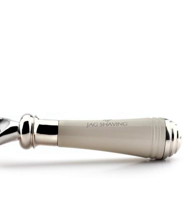 High-Quality Ivory 5-Kant Cartridges Razor | German Stainless Steel Holder | Short Design | Handmade in the UK | International Shipping - Buy Online on GoSupps.com