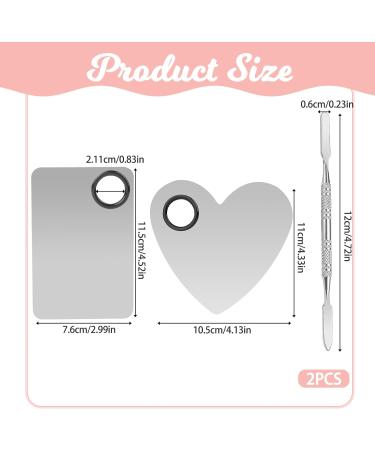 2 Set Makeup Mixing Palette Makeup Palette Mixing Palette Makeup Spatula Makeup Tools Foundation Kit Travel Makeup Palette Contouring Palette(Style 2) - Buy Online on GoSupps.com