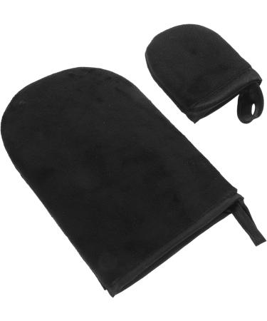 Ipetboom 2 Sets Tanning Gloves Back Lotion Mittens Nail Art Hand Mitt for Tanning Lotion Manicure Protective Gloves Nail Uv Lamp Protection Flocking Nail Supplies - Buy Online on GoSupps.com