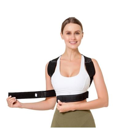Back Posture Corrector For Men And Women Full Back Brace And Neck Support Belt With Adjustable Straps Spinal Support For Back Shoulder Lumbar Corrector (Size : M) - Buy Online on GoSupps.com
