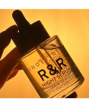 Undefined Beauty R&R Night Serum - OG Formula Face Oil with Bakuchiol & Squalane for Skin Repair & Nourishment - 1oz - Buy Online on GoSupps.com