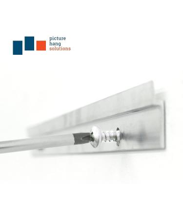 French Cleats 12 inch - Heavy Duty Z Bar Hanger for Pictures, Mirrors, Art - Supports 100 lbs - Buy Online on GoSupps.com