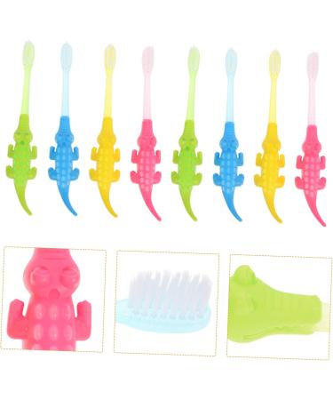 Minkissy 16-Piece Small Crocodile Toothbrush Cleaning Tool for Baby Teeth - Manual Massage Device for Toddlers - Ideal PBT Small Head Toothbrushes - Buy Online on GoSupps.com