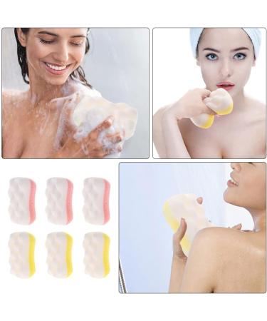 Minkissy Bath Shower Loofah Sponge - 6Pcs Exfoliating Soft Body Scrubber | Random Colors - Perfect for Skin Care & International Shipping - Buy Online on GoSupps.com