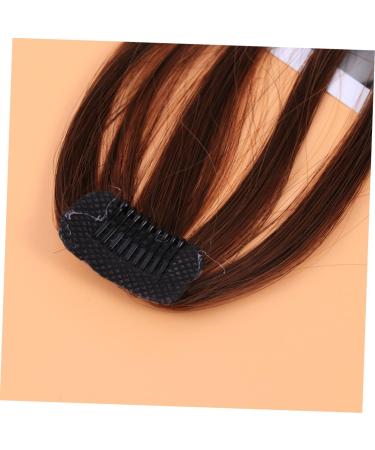 minkissy Fringe Bangs Hair Extensions Front Neat Air Bangs Tassel Thick Front Neat Bang Turneric Front Fringe Clip Tassles Clip on Fringe Bangs Hair Bangs Clip Fake Bangs Woman Conjoined medium Brown - Buy Online on GoSupps.com