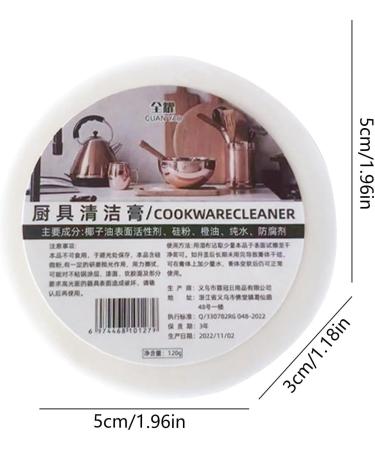 Kitchen Cleaner Kitchen Oven Cleaner | Portable Multi-Cleaning Paste Decontamination Cleaner for Ceramics Stoves Glass Faucets Sinks Pochy - Buy Online on GoSupps.com