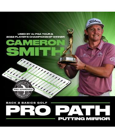 Pro Path Golf Putting Mirror - Portable Swing Trainer Aid for Indoor & Outdoor Golfing - Alignment Mirrors & Gates for Pro Training - Buy Online on GoSupps.com