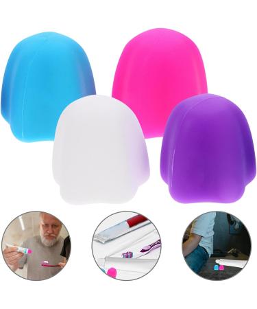 Lot de 4 Bouchons pour Presse-tubes de Dentifrice en Silicone Alimentaire Fermeture Automatique Compact et Portable conomiseur de Dentifrice pour Salle de Bain et Voyage  - Buy Online on GoSupps.com