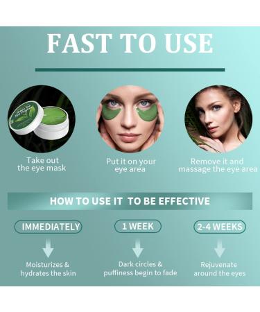 BELLA VITA Green Tea Under Eye Patches - Anti-Aging Collagen Eye Masks for Dark Circles & Puffiness | 30 Pairs - Buy Online on GoSupps.com