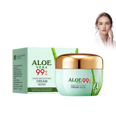 Aloe Vera Soft Skin Cream 50 g Aloe Vera cr me de jour hydratante r g n rante hydratante pour le corps et le visage hydrate et nourrit intens ment pendant 48 heures