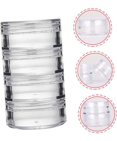 ABOOFAN 6 Sets Eye Cream Box Round Clear Jars with Lids Lotion Jars Stackable Round Jars Small Makeup Jars Containers with Lids Cosmetic Vial Eye Shadow Jar Portable Travel Powder Plastic - Buy Online on GoSupps.com