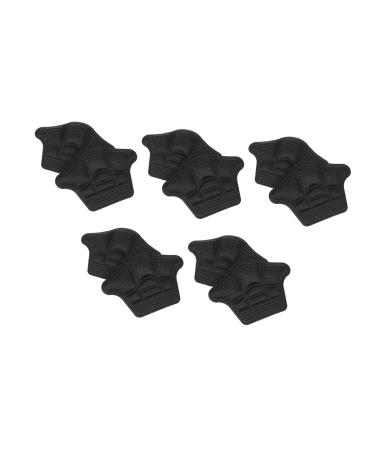 FRCOLOR 20 Pairs Anti-wear Stickers for Heels Invisible Heel Grips Portable Heel Cushions Heel Cushion Pads Foot Protector Grips High Heel Back Replaceable Miss Shoe Blackx4pcs 10X7.5X1CMx4pcs