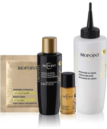  BIOPOINT Biopoint Orovivo - Color Elixir ammonia-free oil-based hair dye set nourishing and illuminating action gives intense and brilliant color 142 ml - Buy Online on GoSupps.com