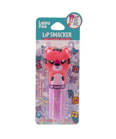 Buy Lip Smacker Christmas Holiday Lip Balm - Tiger Lippy Pal Stronger Strawberry - International Shipping - Buy Online on GoSupps.com