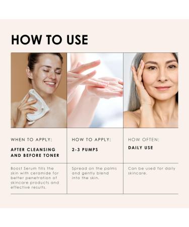 Fleuri Boost Serum | Daily Face Serum for Sensitive Skin | Gentle & Lightweight Facial Serum Made in Japan | 1.3 fl oz (40ml - Buy Online on GoSupps.com