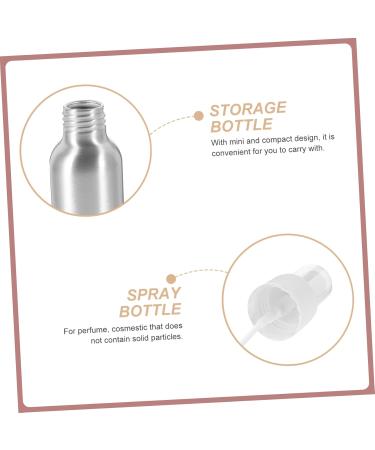 Ipetboom Mini Perfume Bottle Set - 4 Refillable Travel Spray Bottles Portable Cosmetic & Cleaning Sprayer Metal 4.1 oz Ideal for Travel & Home Use - Buy Online on GoSupps.com