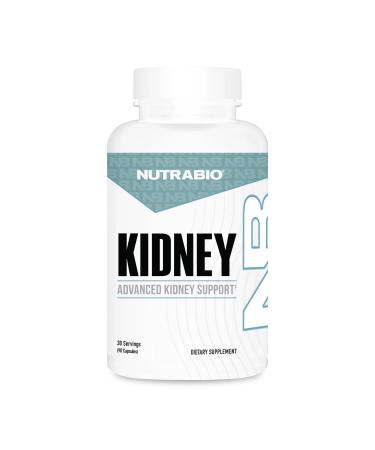 NutraBio Advanced Kidney Support Supplement- Kidney Cleanse Detox & Repair Health Supplement- 30 Servings- 90 Capsules