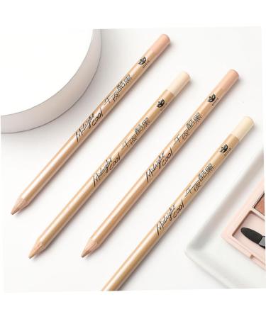 Mikinona 4pcs Concealer Pen Cover up Makeup Concealer Pot Concealer Eye Brightener Concealer Wooden White - Buy Online on GoSupps.com