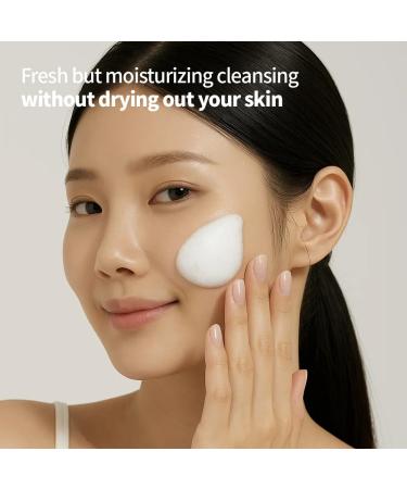 Amill Super Grain Bubble Foam (200ml/6.76fl.oz) - Curelty Free Gentle Micro bubble Facial Cleanser with Multi Grain Extracts for Hydrated Soft Skin - Buy Online on GoSupps.com