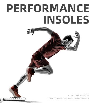 ONEMIX Carbon Fiber Insoles | Trekking & Training Sports Inserts for Athletes - EU41-42 | Enhanced Energy Return & Performance | Black - Buy Online on GoSupps.com