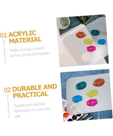 Mipcase 2 Sets Color Palette - Eyeshadow & Foundation Mixing Tool Tray with Spatula | International Shipping Available - Buy Online on GoSupps.com