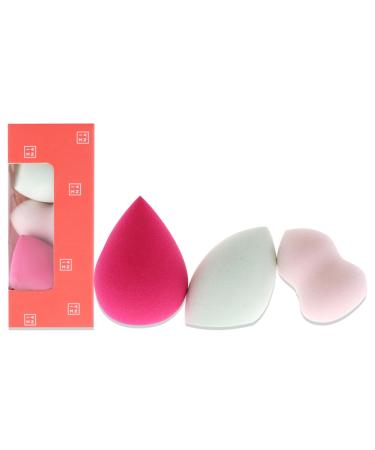 3ina make -up - 3ini blenders - Multicolor - Mini -Make -Up sponge - sponge cosmetics - mixed sponge - flawless for liquid - cream and powder - wet and dry - vegan - cruples