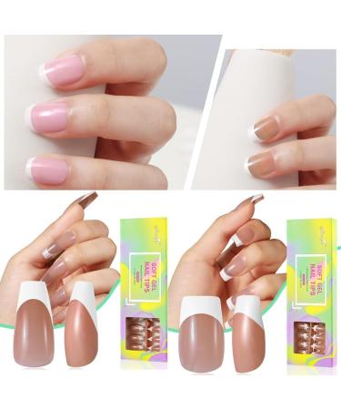Convenient and Versatile French Manicure Nail Tips Quality Nail Art Tool for Fashionable Women - Buy Online on GoSupps.com