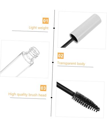  FOYTOKI Set of 10 Mascara Tubes of 10ml White Plastic Containers for Makeup and Skincare - Buy Online on GoSupps.com