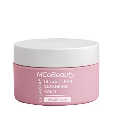 MCoBeauty - Everyday Ultra Clean Cleansing Balm - Nourishing Makeup Remover with Jojoba & Sunflower Oils - Cleans Waterproof Makeup & Impurities - Vegan Cruelty Free Cosmetics